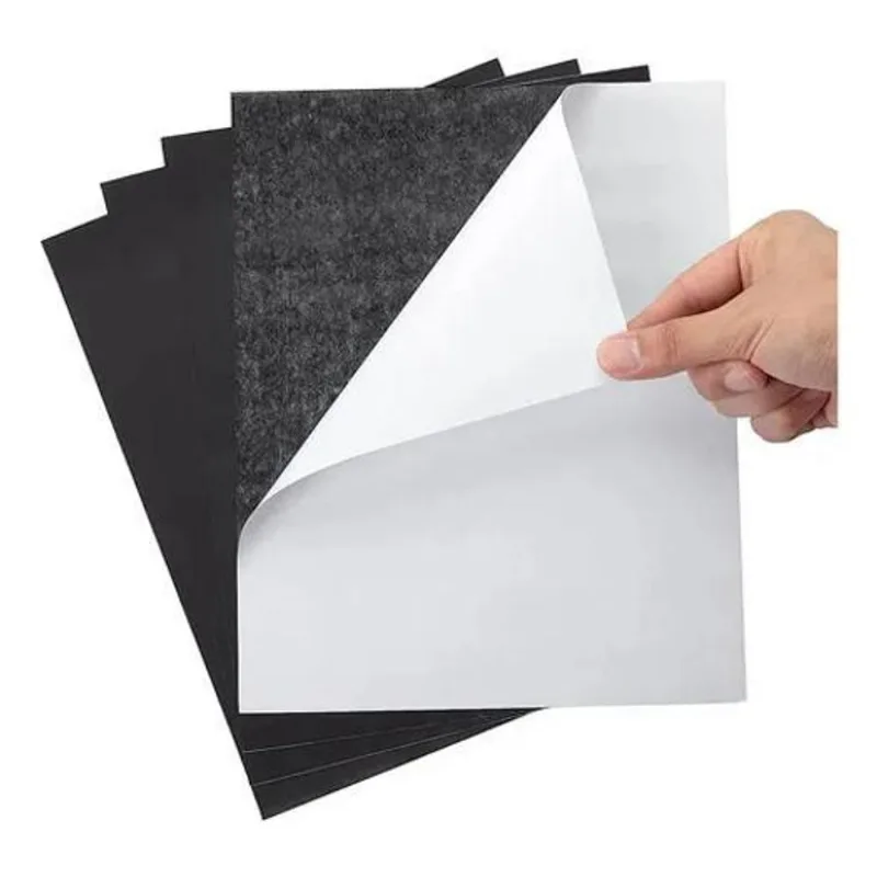 10x 5 Folhas Manta Imantada Adesivada A4 0,3mm Imã Geladeir