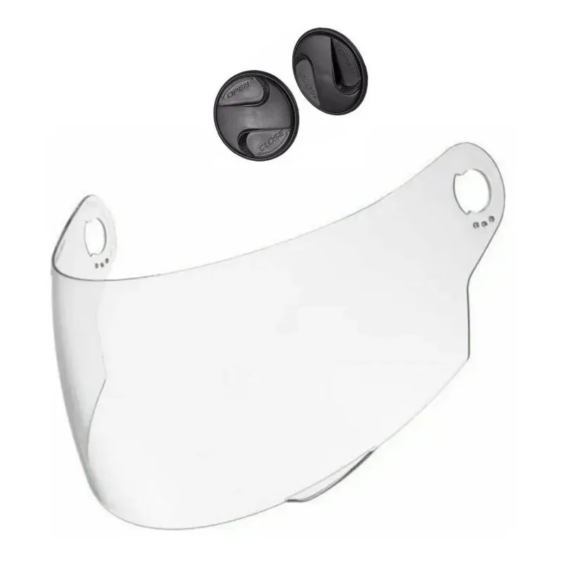 Viseira Cristal Pro Tork Stealth + Reparo Fixador Lateral