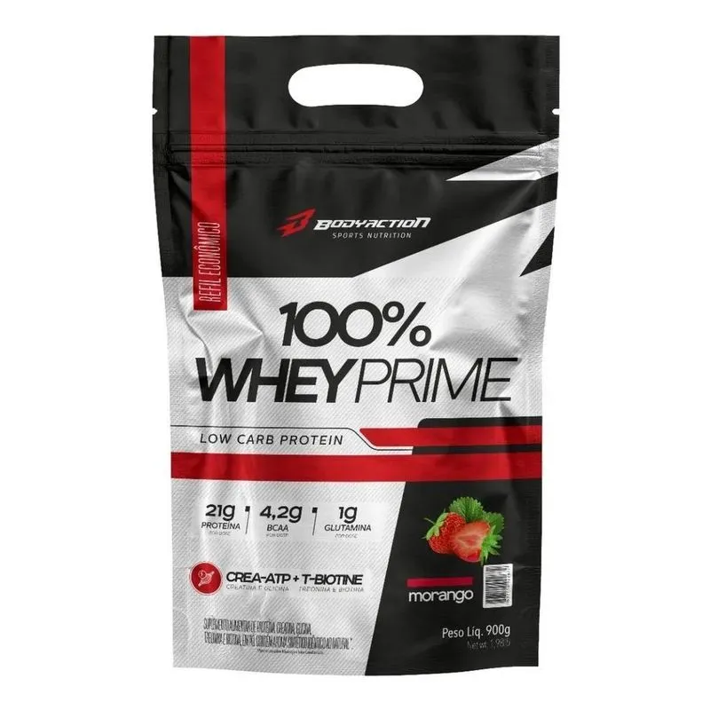 100% Whey Protein Concentrado Prime Refil Low Carb Creatina