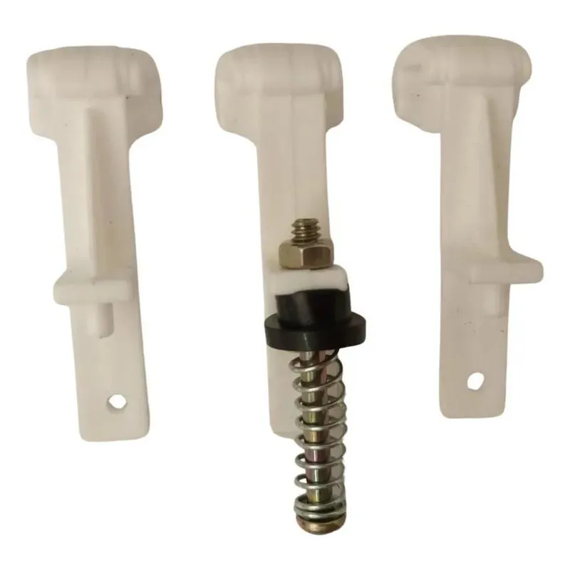 5x Jogo Com 3 Garras Plástica Branco Para Ventilador Aura-om