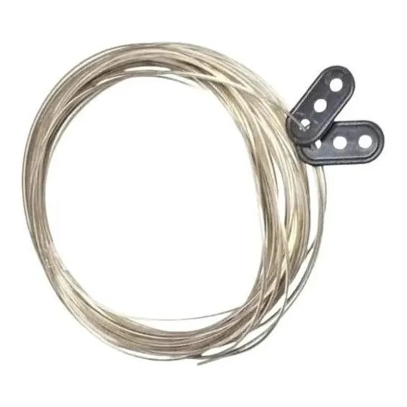 5x Varal Cabo Aço Encapado Resistente Roupa Corda 20 Metros