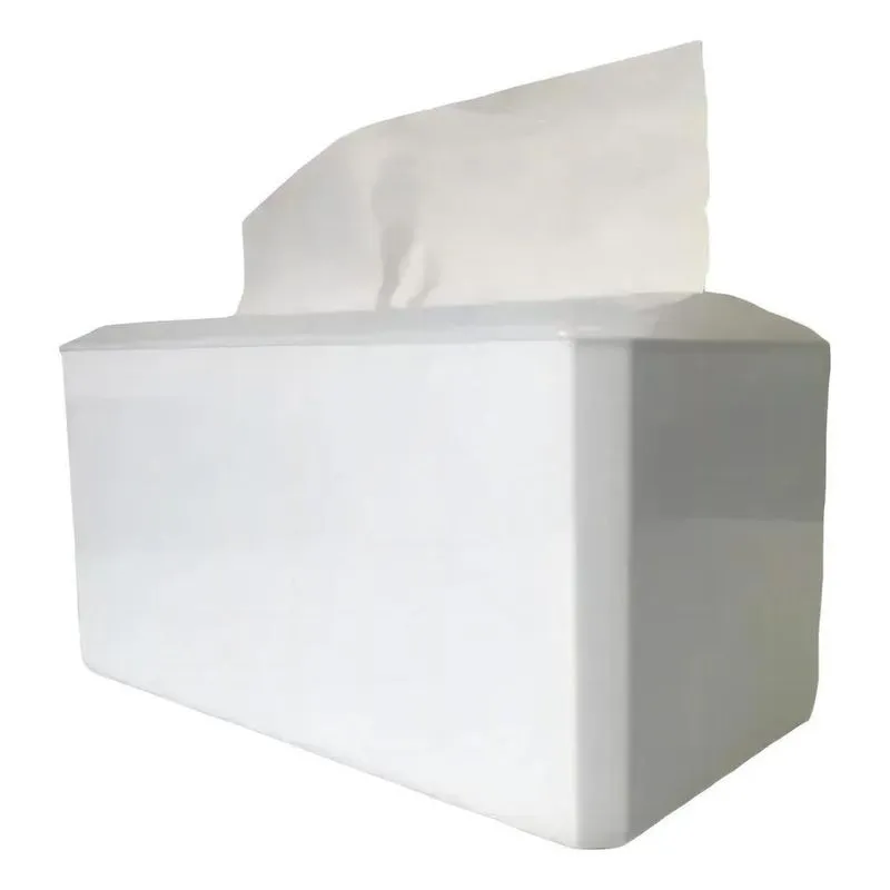 Disp. Interfolha Balcão Branco Com Tampa Cristal