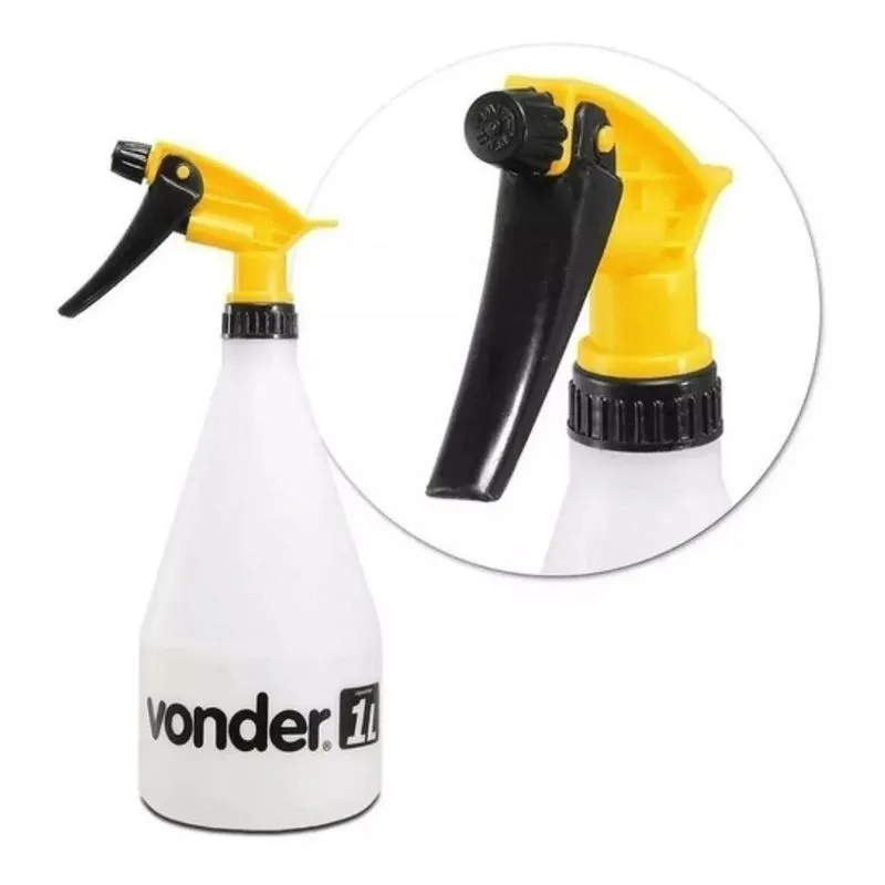 2x Pulverizador Borrifador Manual Spray 1 Litro Pu 010 Vonde