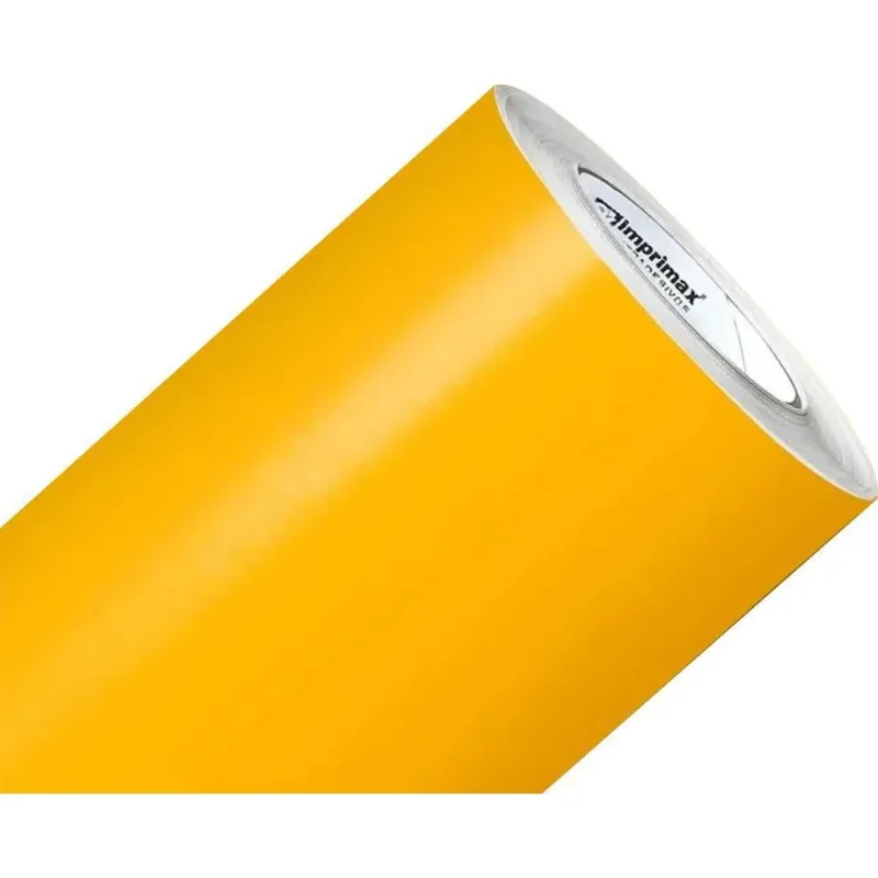 Vinil Adesivo Para Balão - Bubble - S Amarelo Médio Brilho
