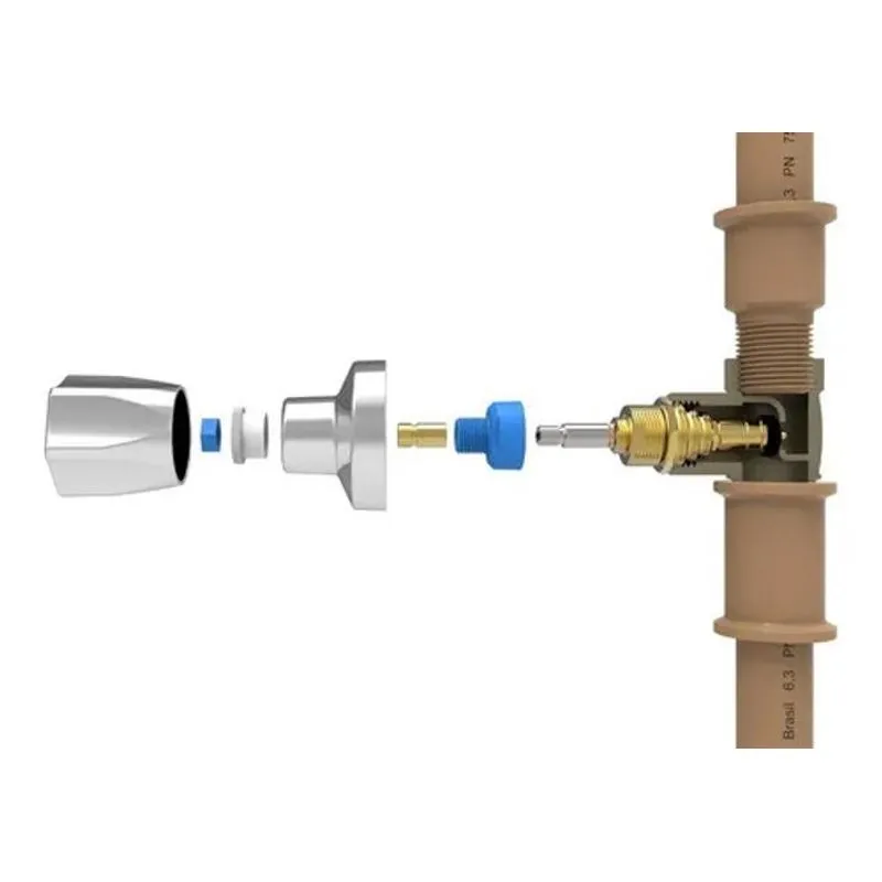 2x Conversor Adaptador Acabamento Fabrimar Para Deca Kit 2 P