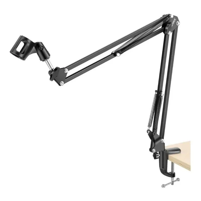 5x Suporte Pedestal Braço Articulado De Mesa Para Microfone