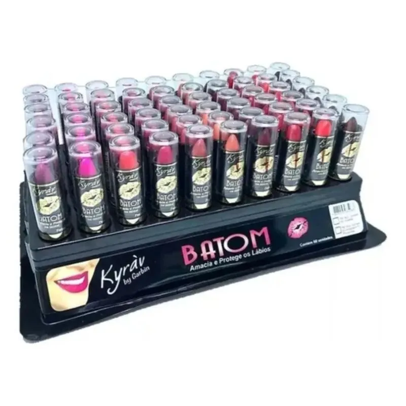 2x Combo Com/10 Batom Bastão Cremoso Cores Sortidas Kyrav