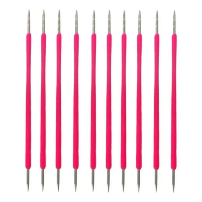 Palito De Inox Isis Cutelaria Rosa Para Limpeza 10un