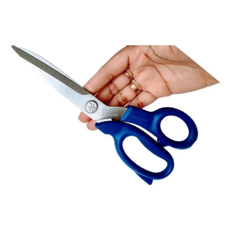 2x Tesoura Serra Sharp Para Tecido Costura Não Precisa Afiar