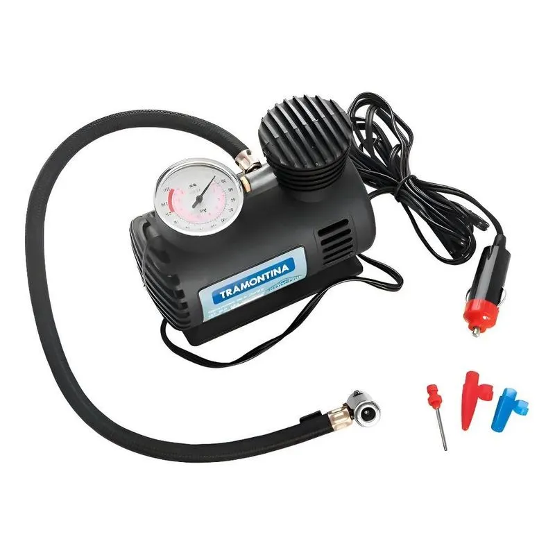 Mini Compressor De Ar Portatil Tramontina Frequência 0 Mhz