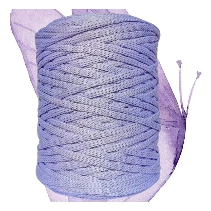 Fio Cordão Náutico 100% Poliéster5mm 500g Crochê Artesan Lil