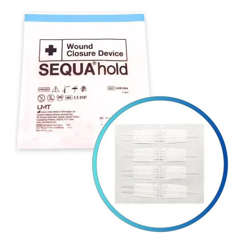 10x Curativo Ponto Falso Branco Sequa Skin Closure Pct Com