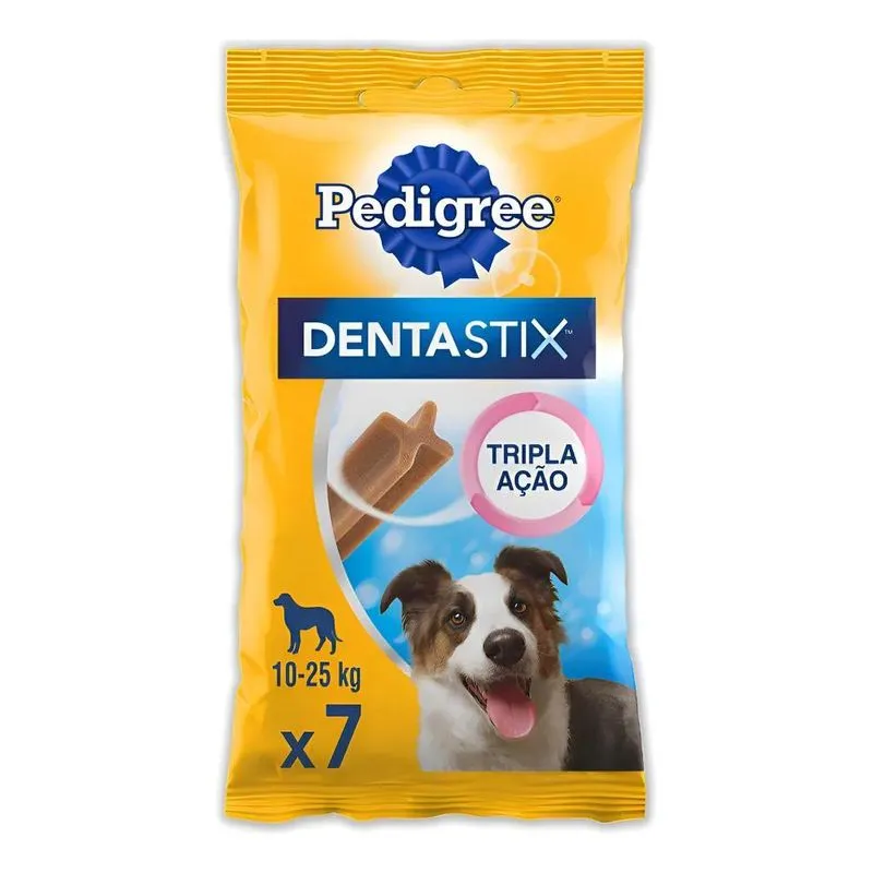 Petisco Para Cães Adultos Raças Médias Pedigree Dentastix Pa