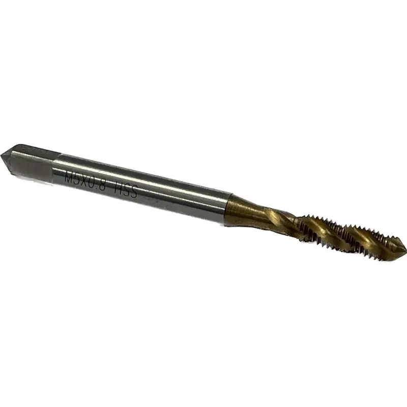 2x Macho Maquina Canal Helicoidal M4 X 0,7 Com Cobertura Ti