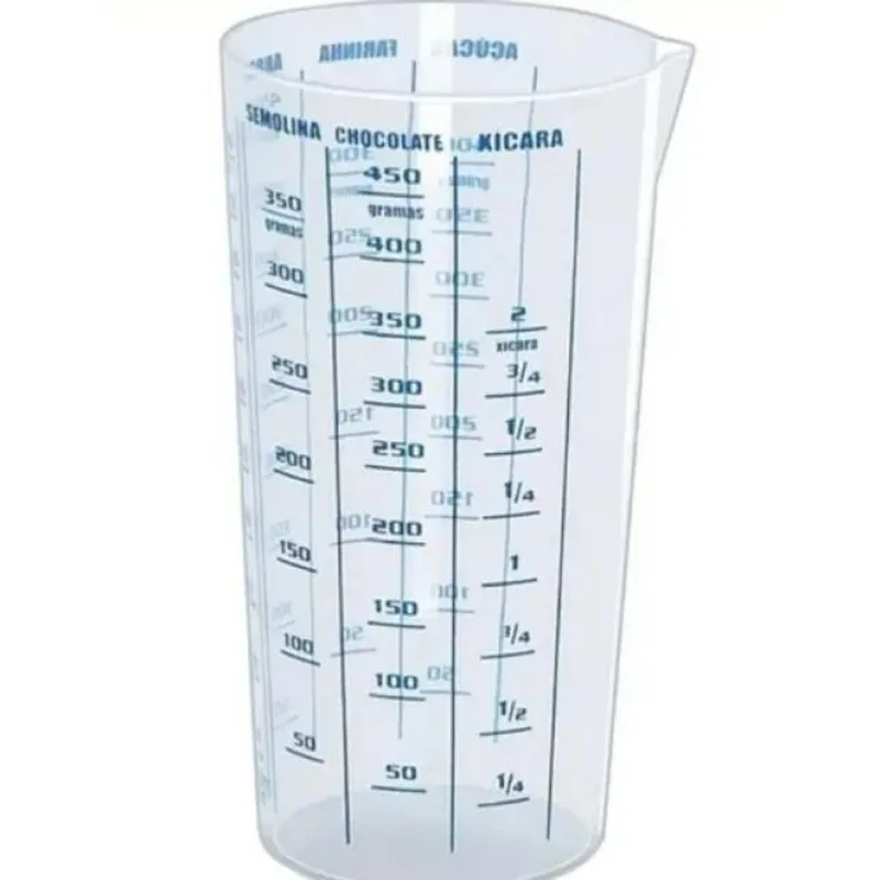 2x Copo Plastico Medidor Dosador Receitas Graduado 500 Ml Co