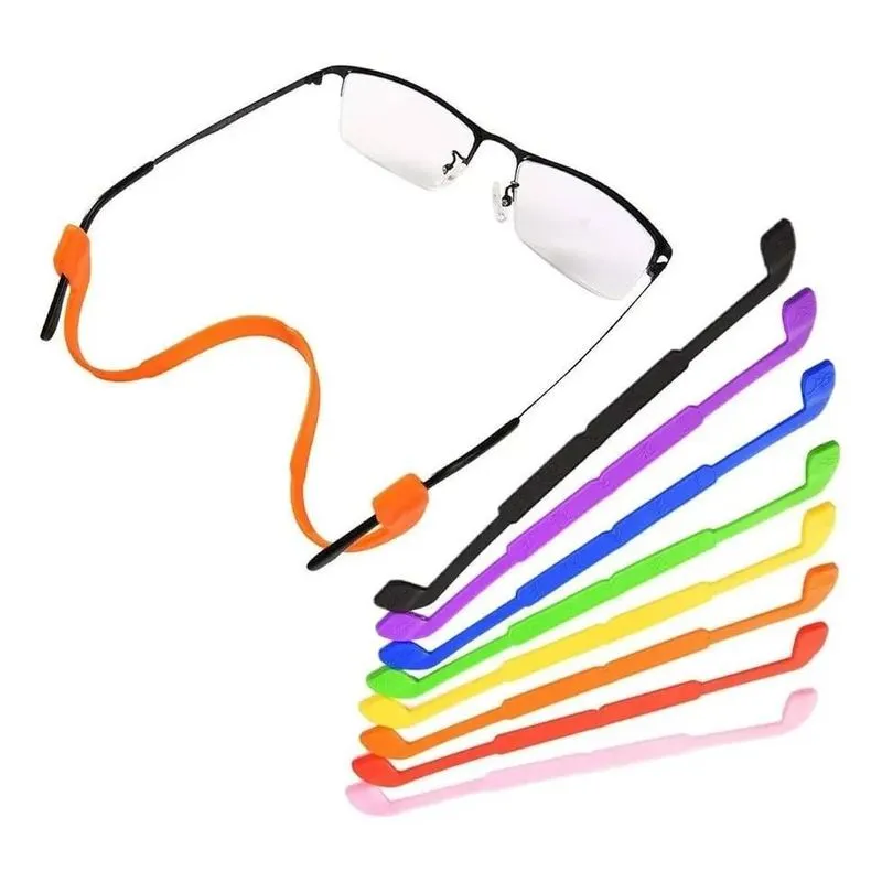 01 Cordinha Cordão Corrente Silicone Segura Óculos Infantil
