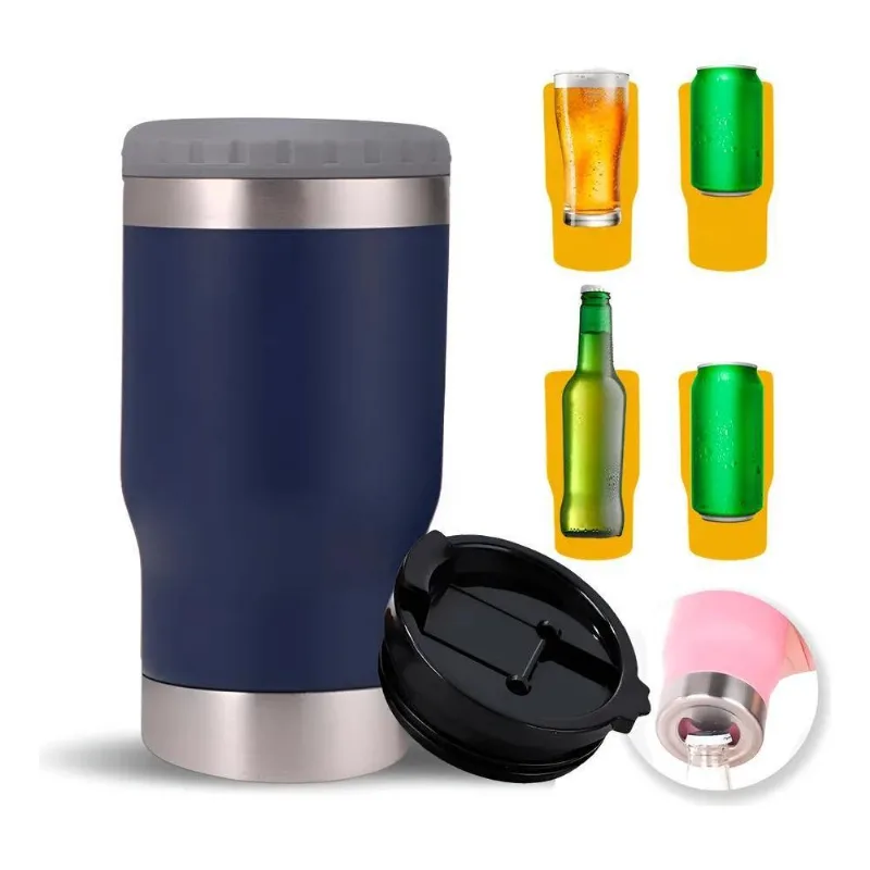 Copo Térmico Long Neck Cerveja Latinha Latão Litrinho Inox