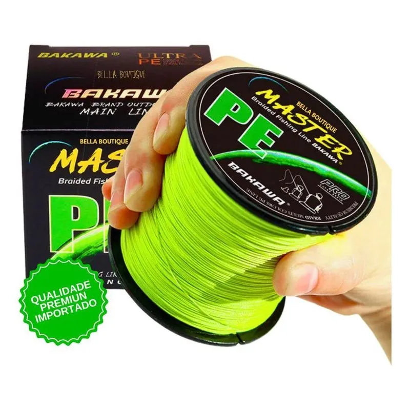 10x Linha De Pesca Multifilamento 500m Carretel Com 500 Met