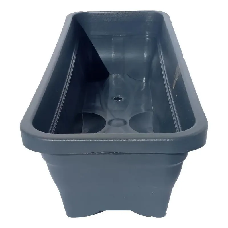 2x 10 Vasos Jardineira Plástico Floreira Horta Vertical 36c