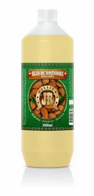 10x Óleo De Amêndoas Jr - Hidratante Para Couro - 1000ml