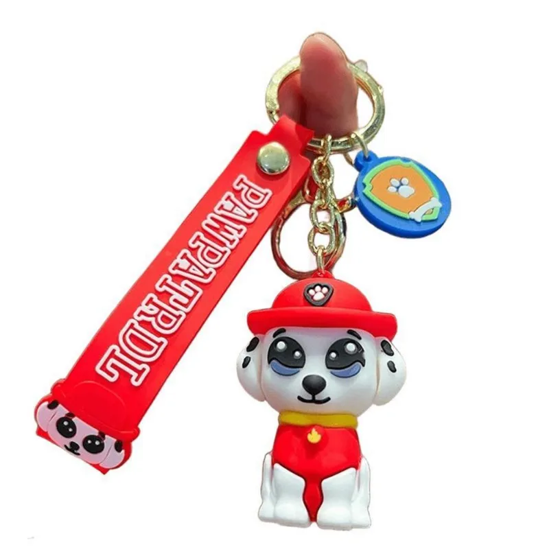 Chaveiro Patrulha Canina Silicone 6cm - Marshall