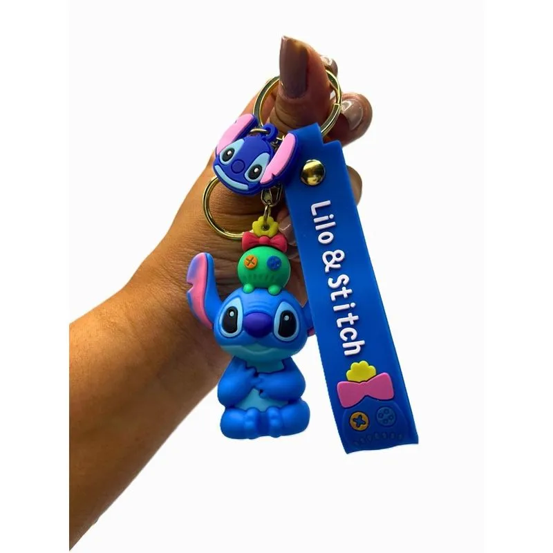 Chaveiro Stitch 3D Disney Emborrachado 8Cm - Stitch 2