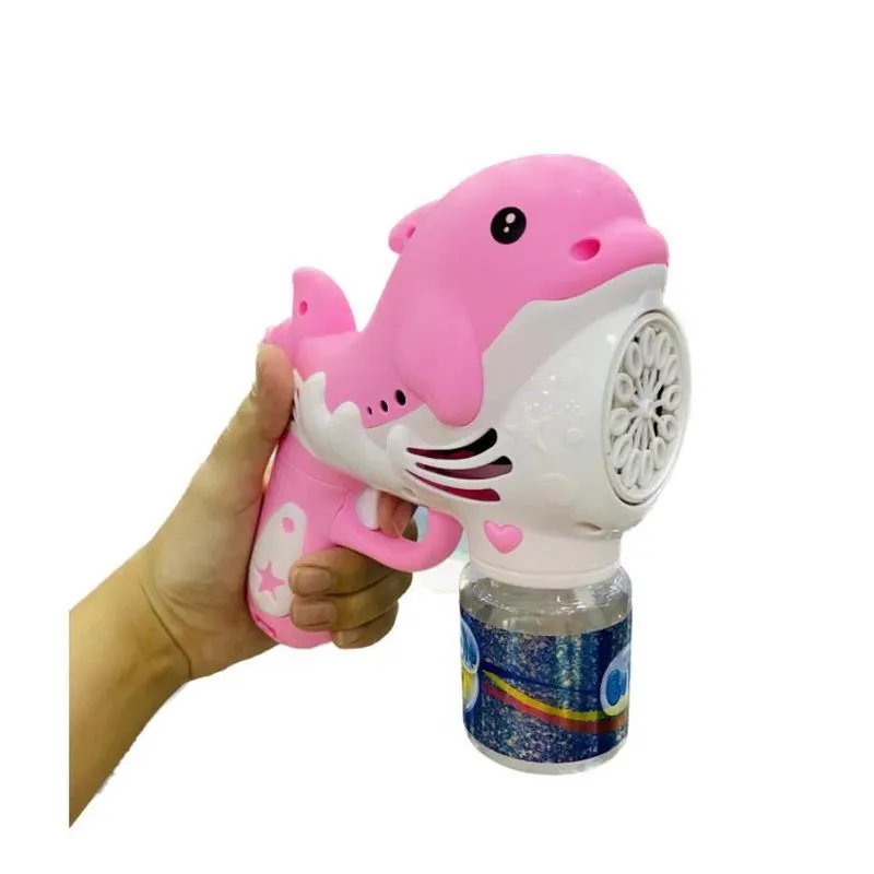 Máquina Bolha De Sabão Lançador De Bolinhas Música Led