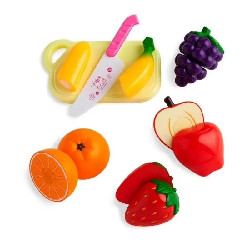 Kit Cozinha De Brinquedo Brinquedos Frutas Ou Vegetais Corte
