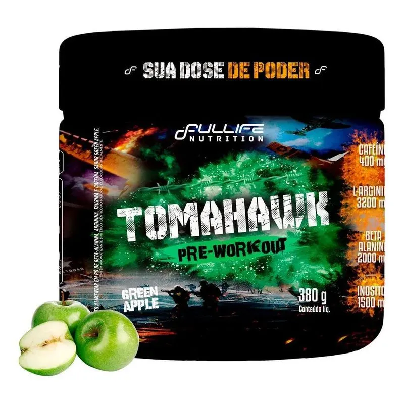 3x Suplemento Em Pó Tomahawk Beta Alanina + Arginina + Inosi