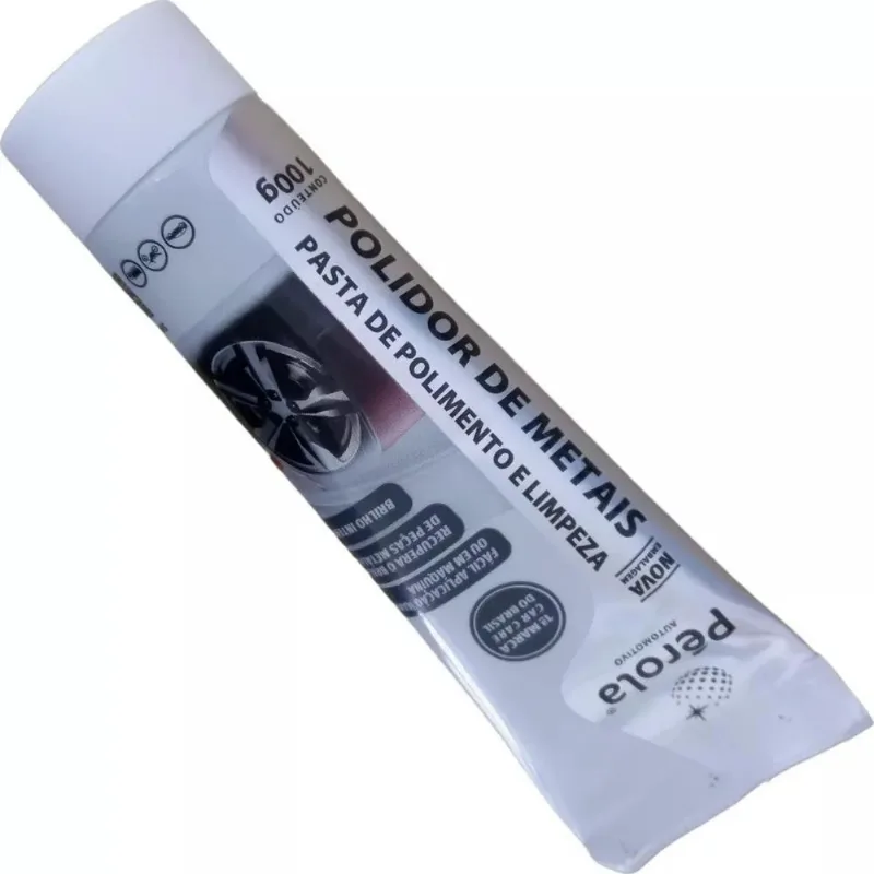 3x Polidor De Metais Polimento E Limpeza De Metais 100g Péro