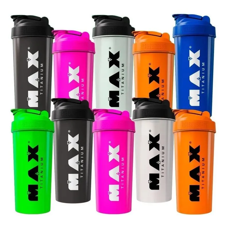 2x Kit 10 Coqueteleiras Max Titanium - Preço De