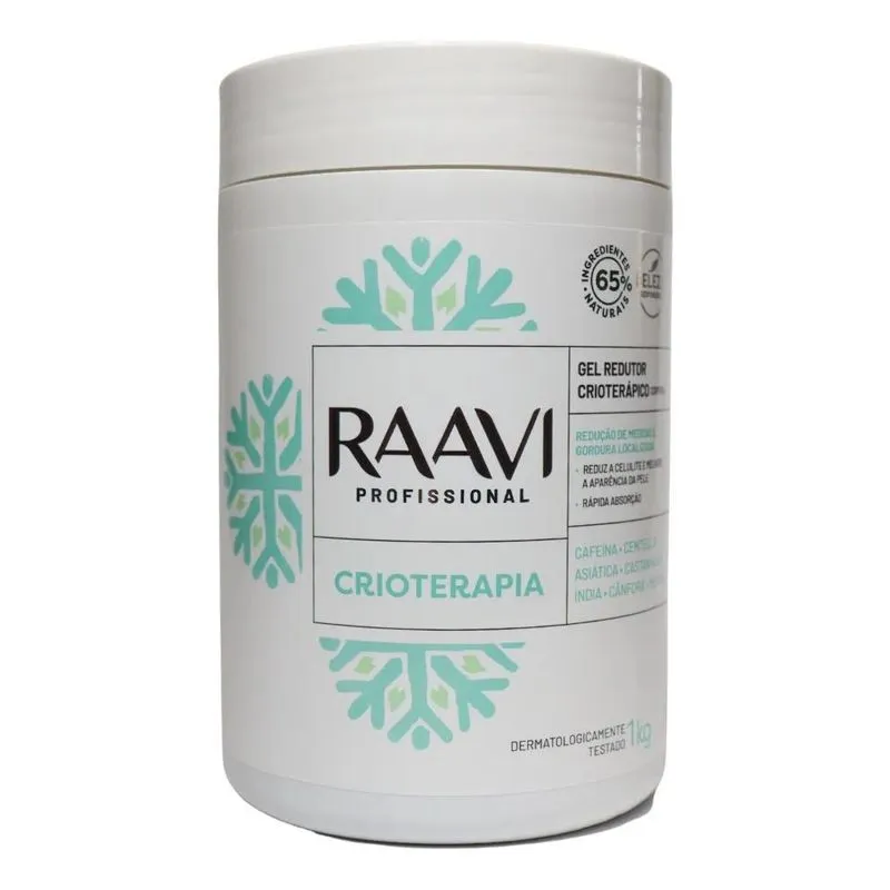 3x Gel Anticelulite Para Corpo Raavi Corporal Redutor Criote