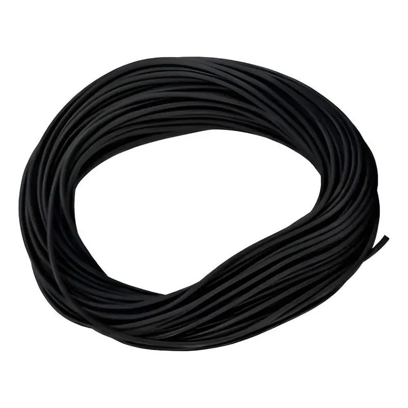 10x Cordão Borracha Para Tela Mosquiteira Maciço De 5mm - 10