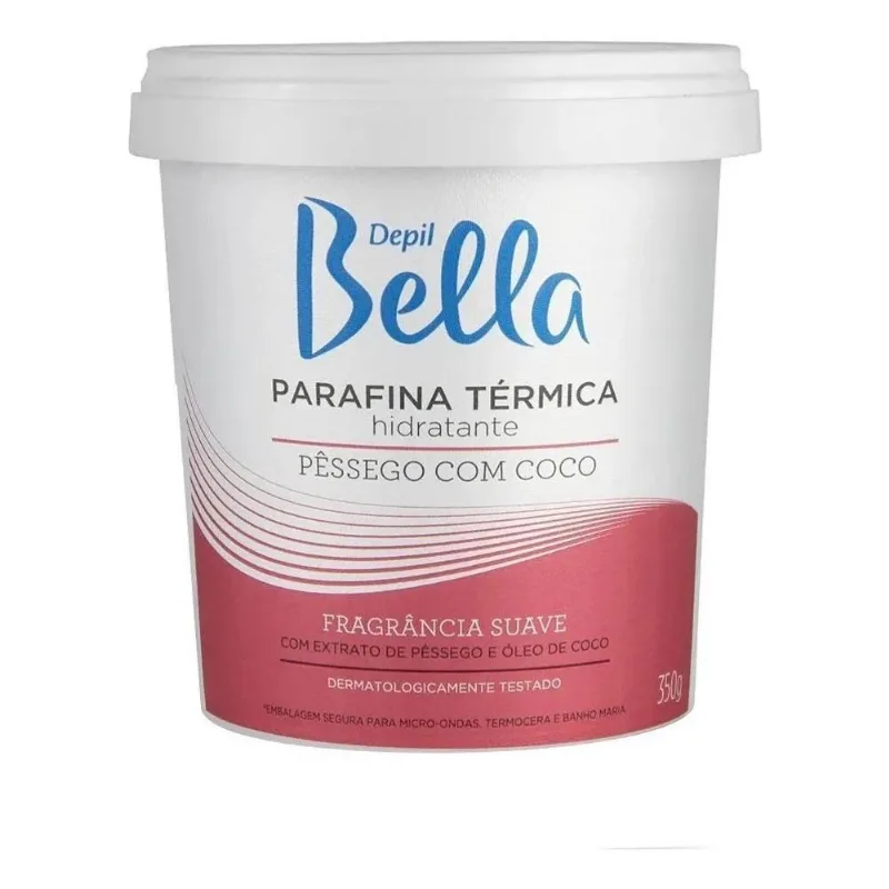 2x Parafina Térmica Hidratante Pêssego Coco Spa Pés E Mãos T