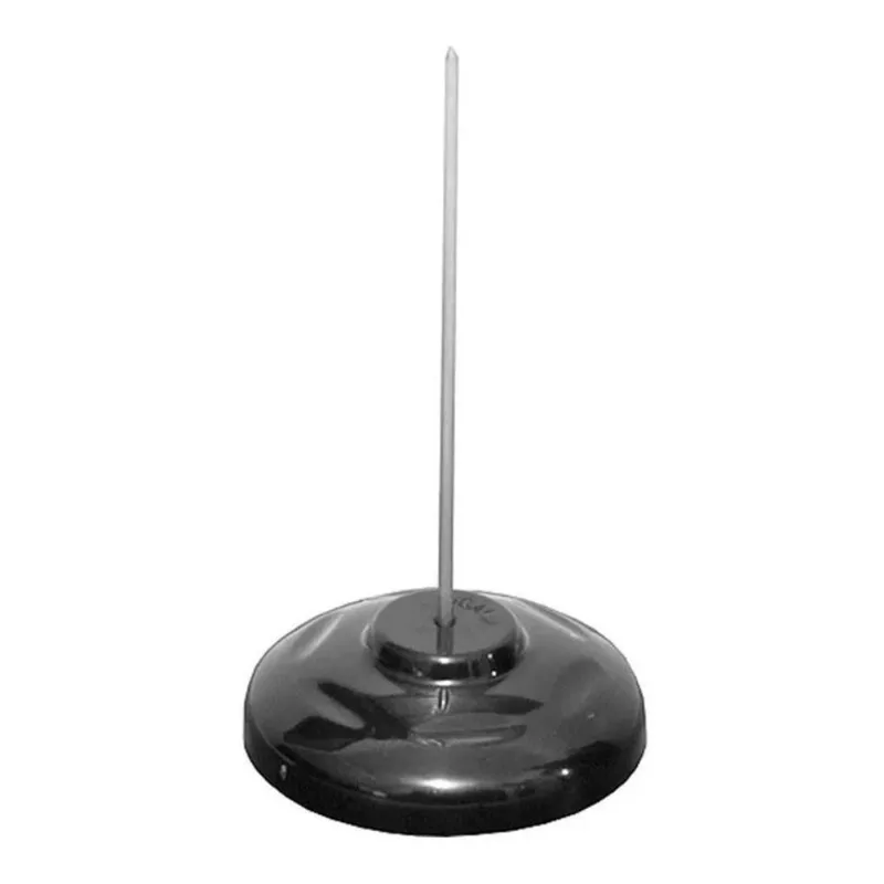 5x Espeto Para Papel Cor Preto/cromado
