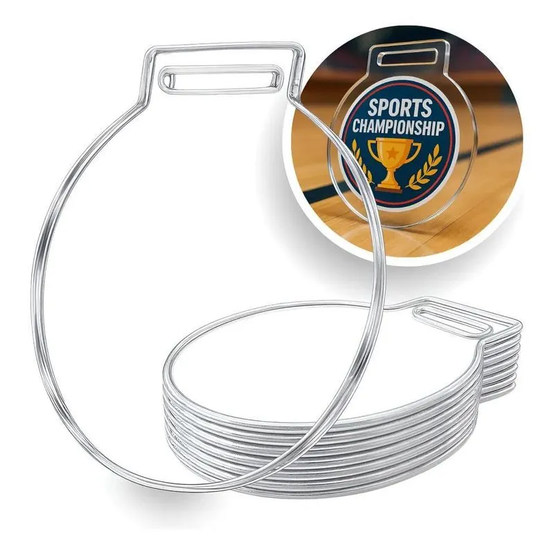 3x Medalha Acrílico Cristal Redonda Lisa Kit 30 Un 5cm 2mm