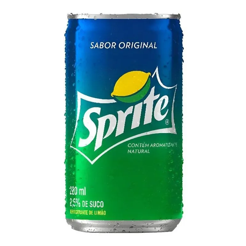 5x Refrigerante Lata Sprite Limao 220 Ml Fardo Co