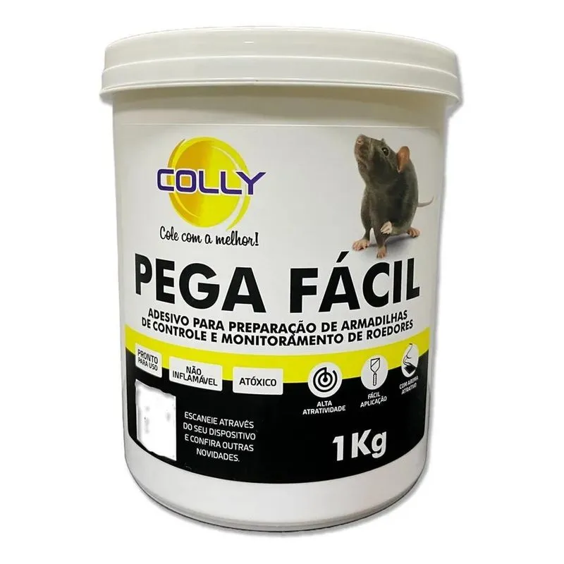 Cola Pega Rato Fria - Colly - 1 Kg - Captura De Roedores