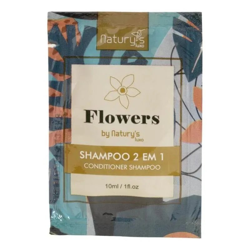 3x Kit 500 Shampoo 2x1 Flower's Naturys Hotel, Motel, Resort