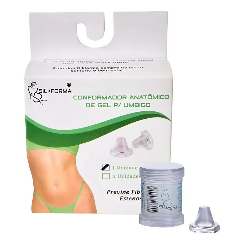 5x Órtese Anatômica Conformador Umbigo Pós Cirurgia Abdómen