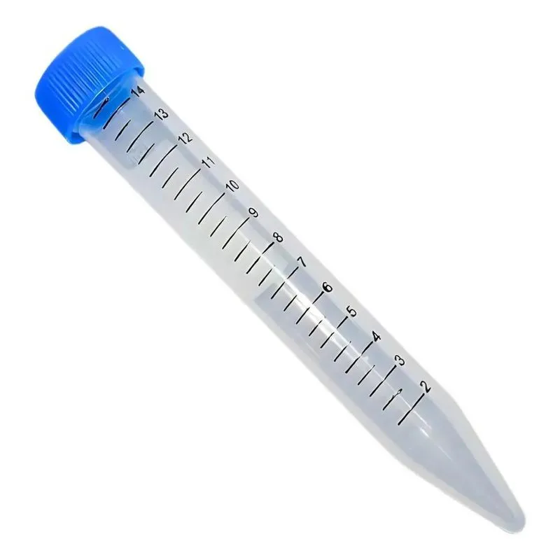 3x Tubo Tipo Falcon Para Centrifugação Estéril Individual 15
