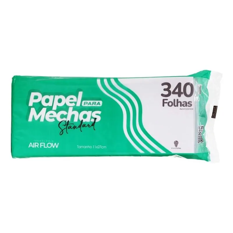 2x Papel Ecologico Para Mechas Standard 11x27cm 340 Folhas