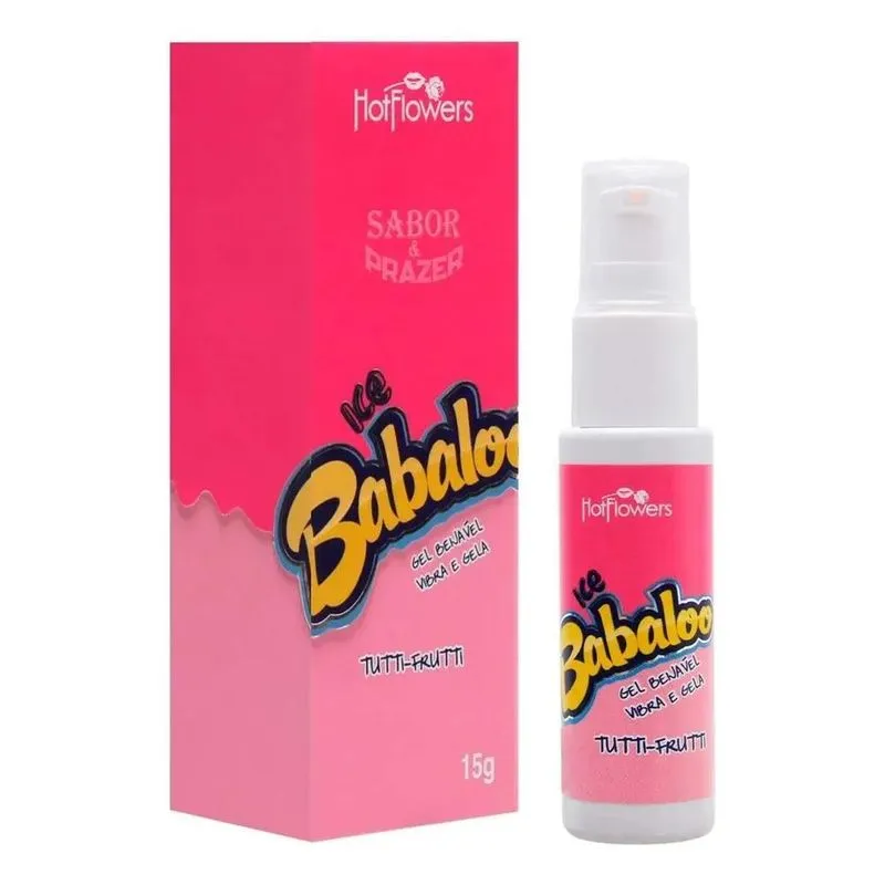 Gel Lubrificante Beijável Esfria Babaloo Comestível Aromátic