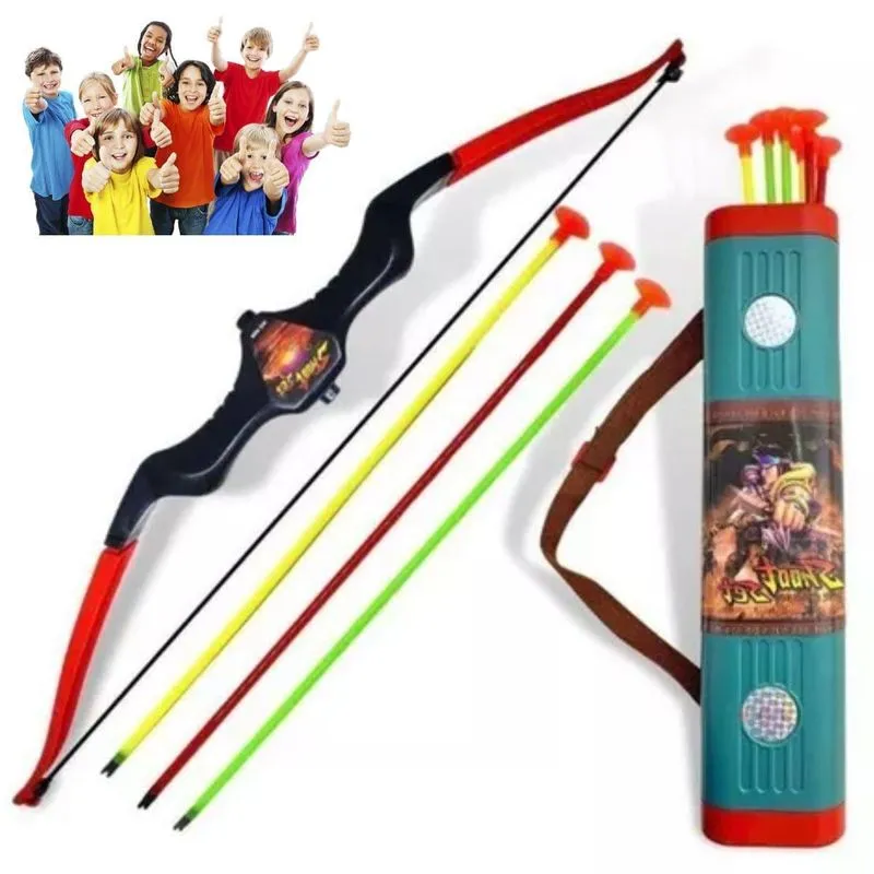 Arco Flecha Infantil Bolsa Aljava Lançador De Dardos Barato