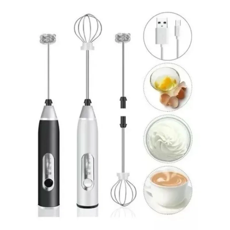 Batedor Misturador Mixer Elétrico 2x1 Bebidas Leite Café