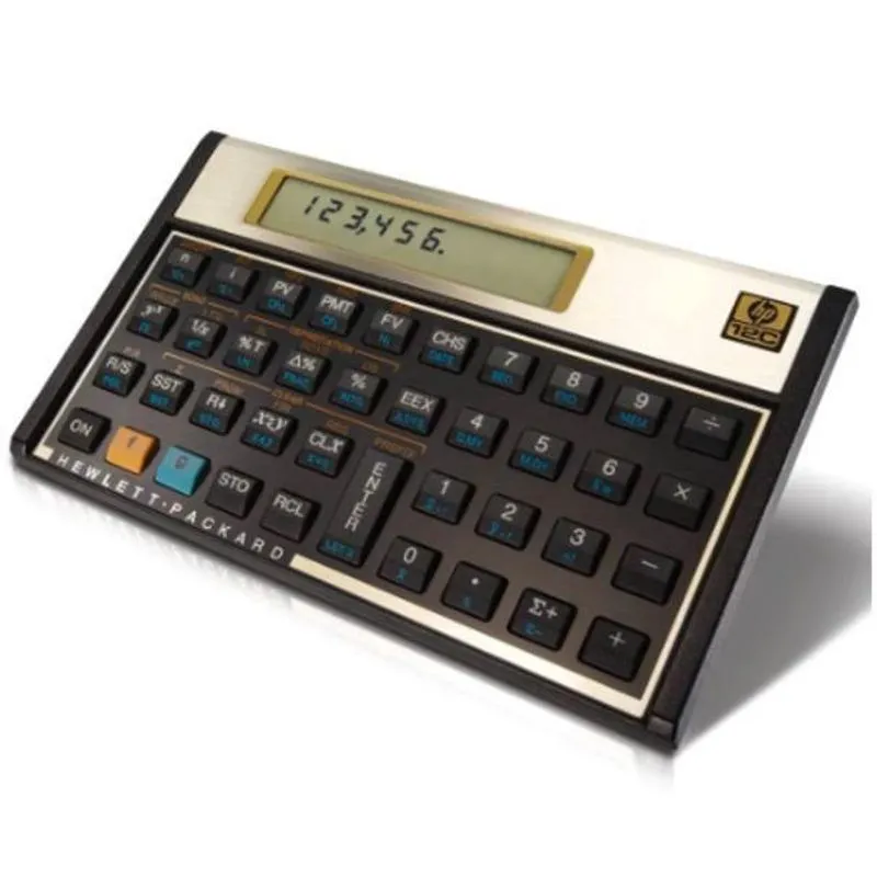 Calculadora Escritório Hp 12C Gold 120 Funções Visor Lcd