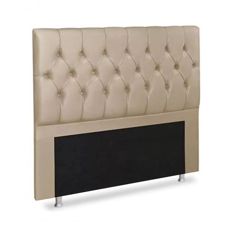 Cabeceira Estofada Casal Cama Box 140cm Capitonê Veludo