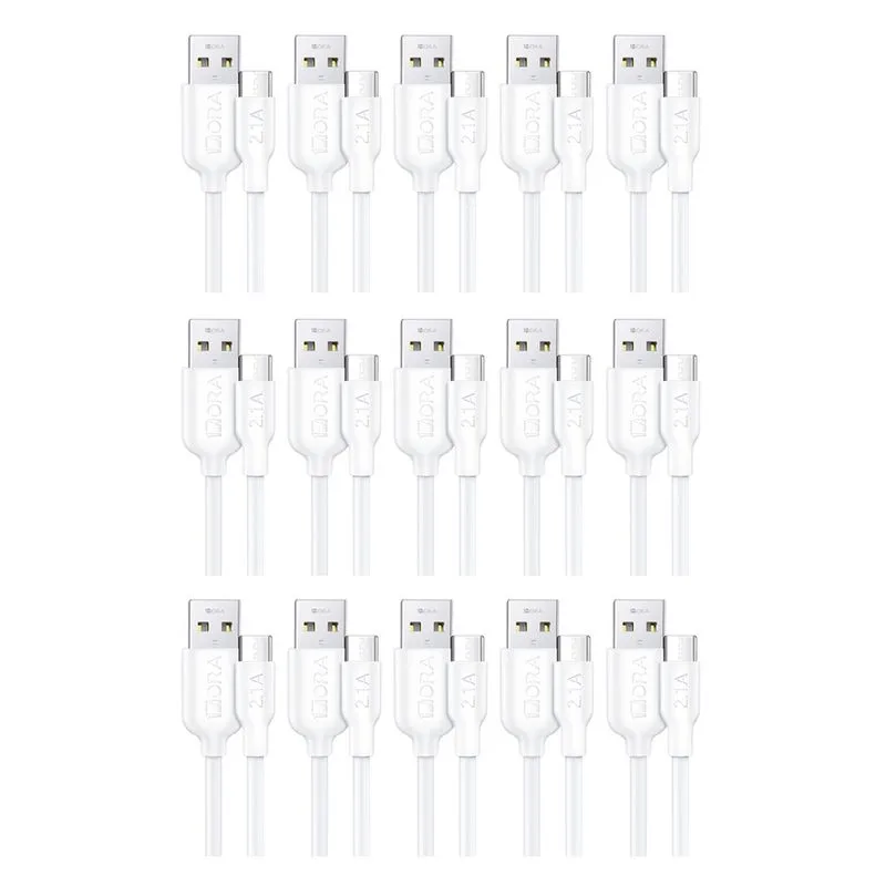 Cabo Carregamento 1Hora Usb 2.0 a/c 2.1A Macho 2M 15un