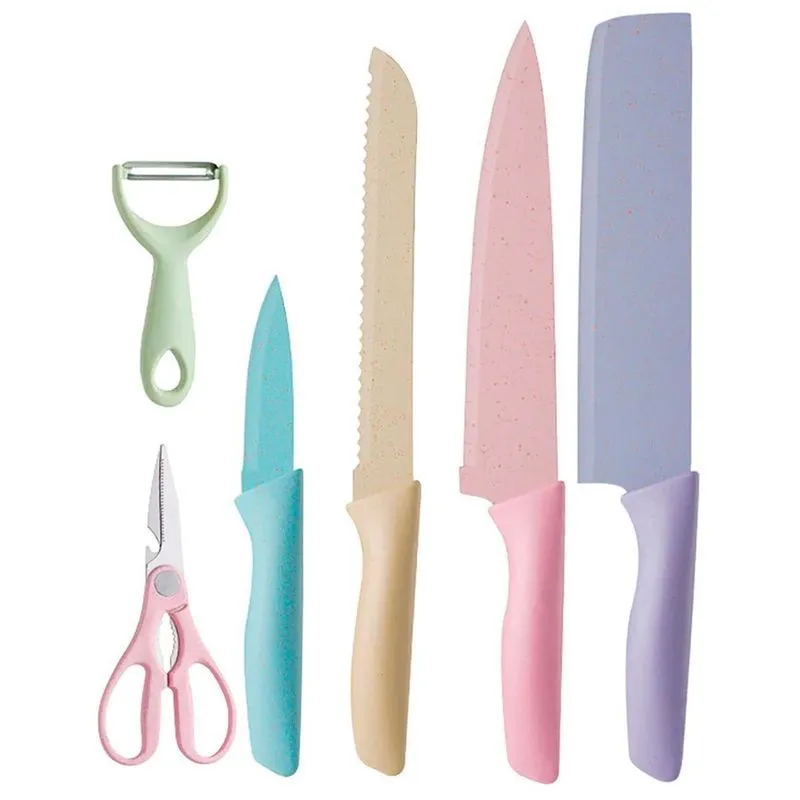 Kit Para Churrasqueiro Variado Colours Com 6pcs