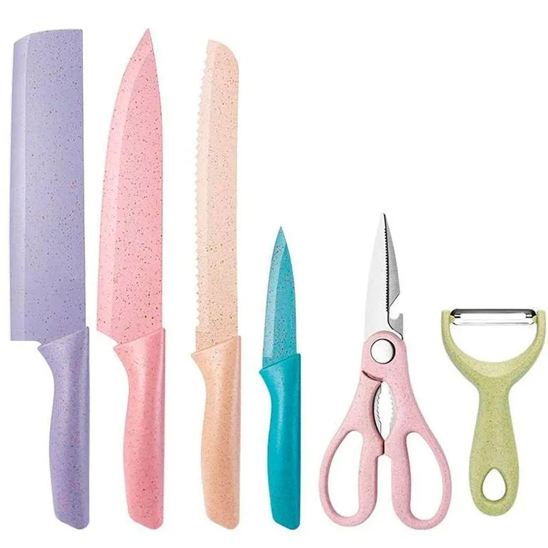 Kit Para Churrasqueiro Variado Colours Com 6pcs